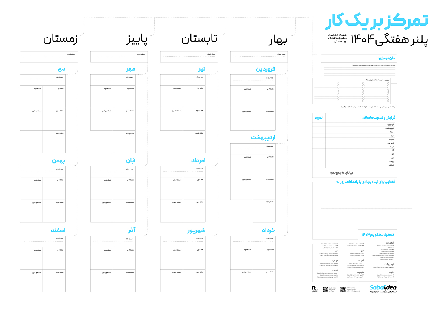 تخته جریان کار پلن تو | ویژه وظایف و کارهای سازمانی